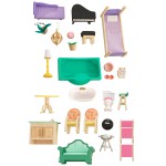 Casuta de papusi din lemn Rose Wood Mansion Dollhouse EZ Kraft Assembly cu piscina cu apa Kidkraft Casuta de papusi din lemn Rose Wood Mansion Dollhouse EZ Kraft Assembly cu piscina cu apa Kidkraft